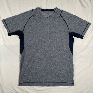 Rhone Durden Performance Tee Men’s L Short Sleeve Workout Training Gray